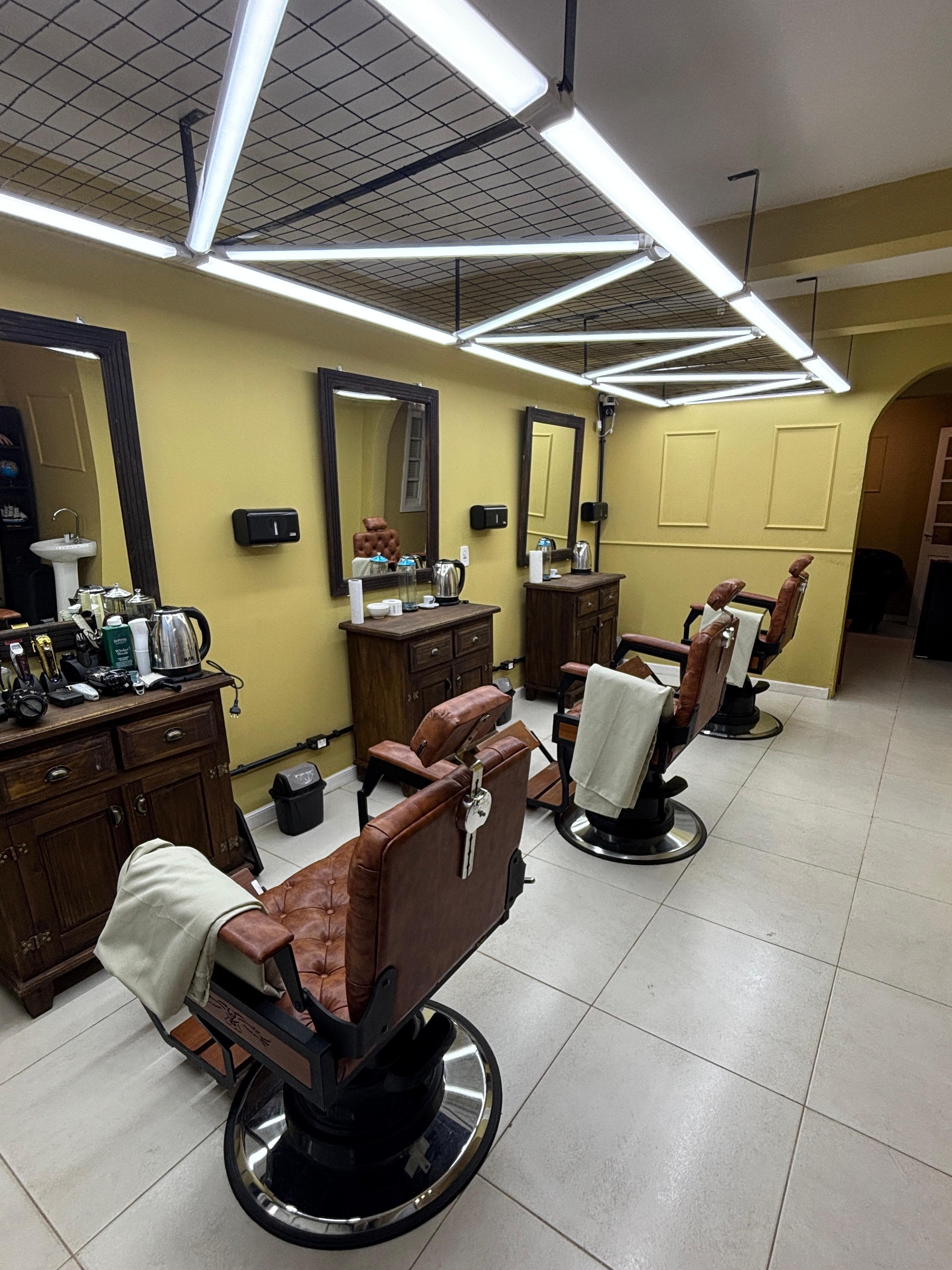 Interior da Barbearia